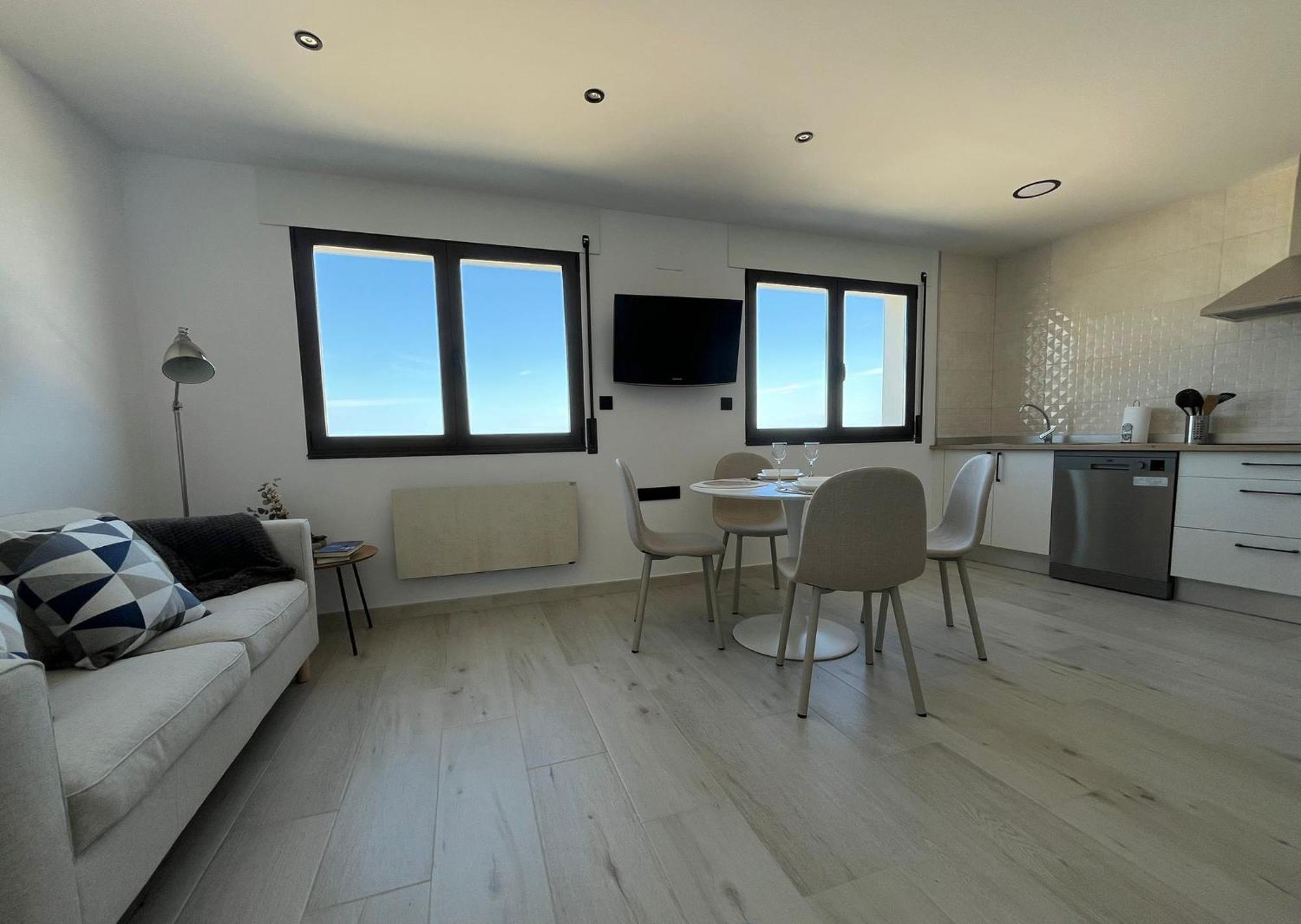 Apartamento Burela Paloma Playa Exterior foto