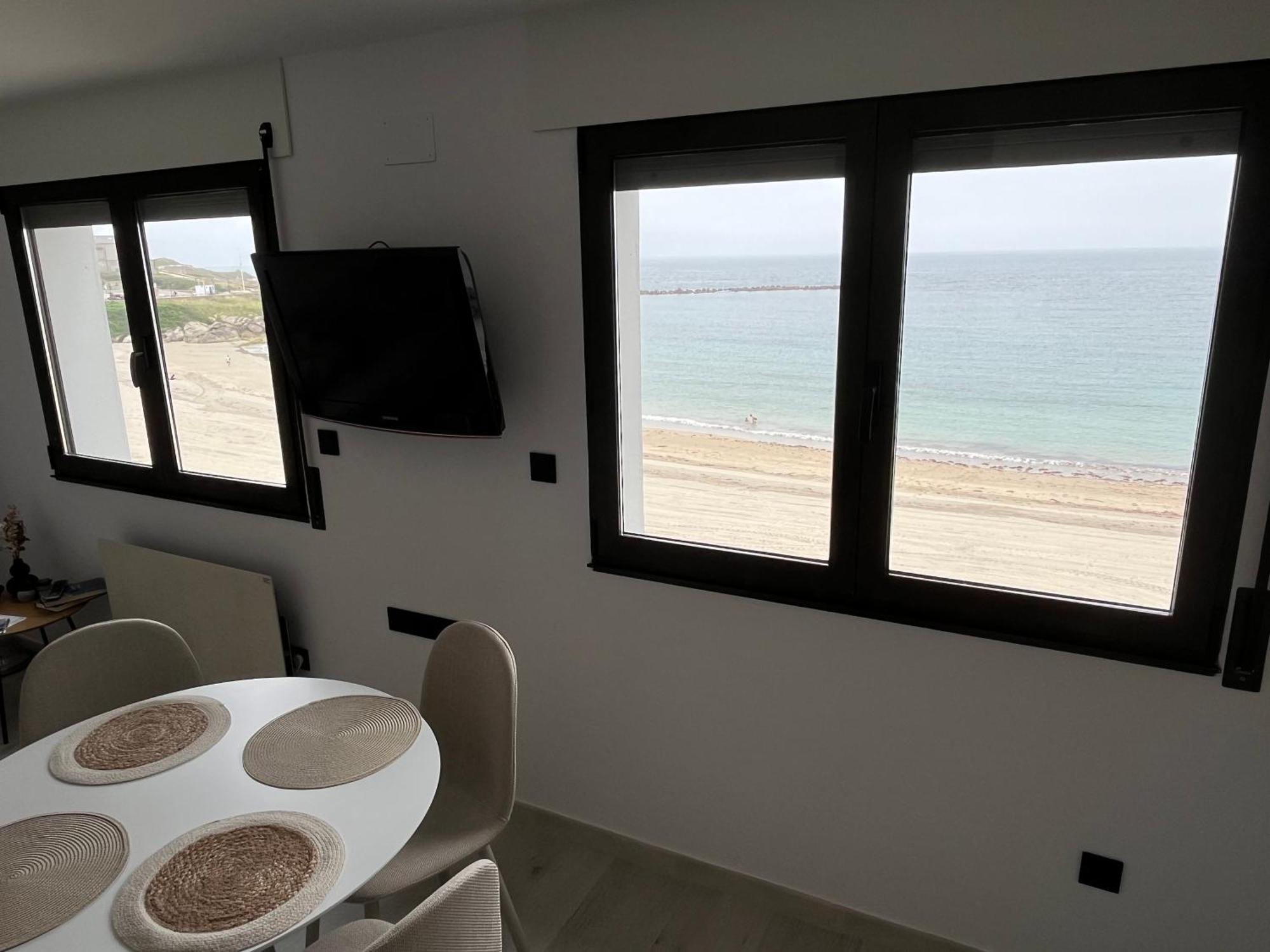 Apartamento Burela Paloma Playa Exterior foto